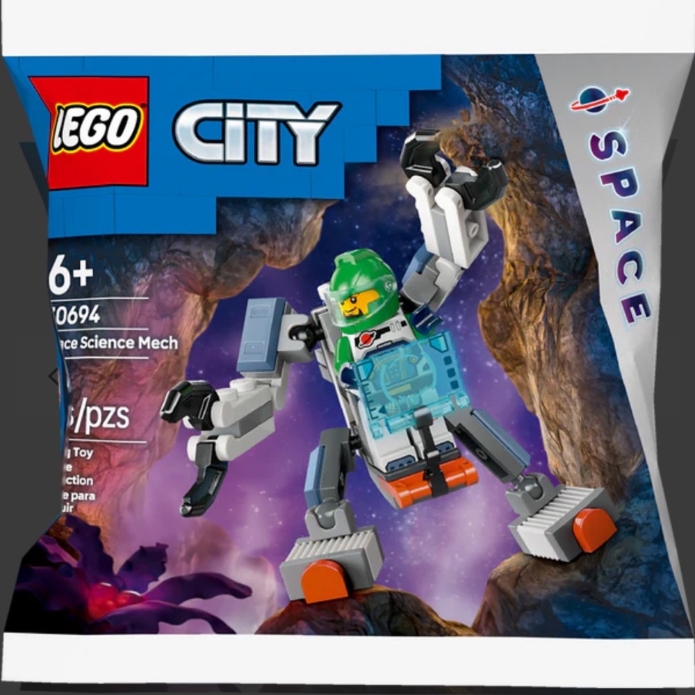 🆕 LEGO City Space Science Mech 30694 - 49 pieces